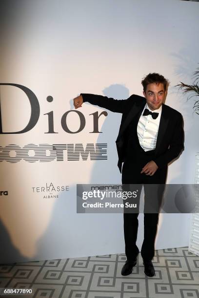 Actor Robert Pattinson attends the "Good Time" after party at Club Albane during the 70th annual Cannes Film Festival at Club Albane on May 25, 2017...