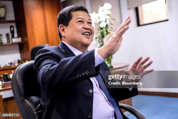 Nestor Espenilla, deputy governor and incoming governor of the Bangko Sentral ng Pilipinas, speaks during an interview in Manila, the Philippines, on...