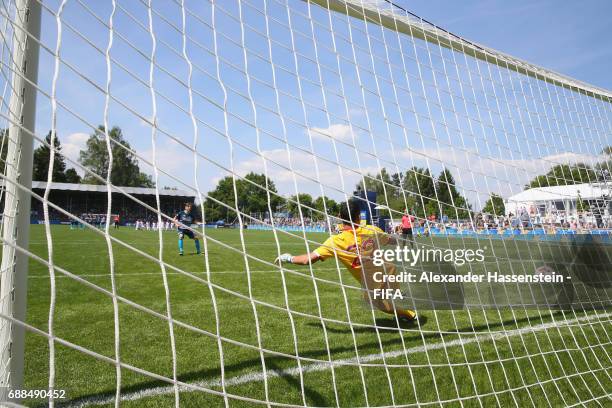 General action on day two of the Blue Stars/FIFA Youth Cup 2017 at the Buchlern sports complex on May 25, 2017 in Zurich, Switzerland.