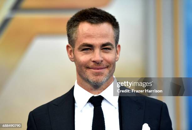 Actor Chris Pine arrives at the Premiere Of Warner Bros. Pictures' "Wonder Woman" at the Pantages Theatre on May 25, 2017 in Hollywood, California.