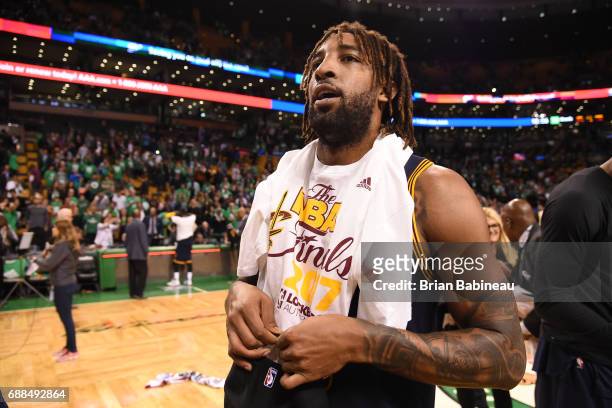 Derrick Williams of the Cleveland Cavaliers is seen after the game against the Boston Celtics in Game Five of the Eastern Conference Finals of the...