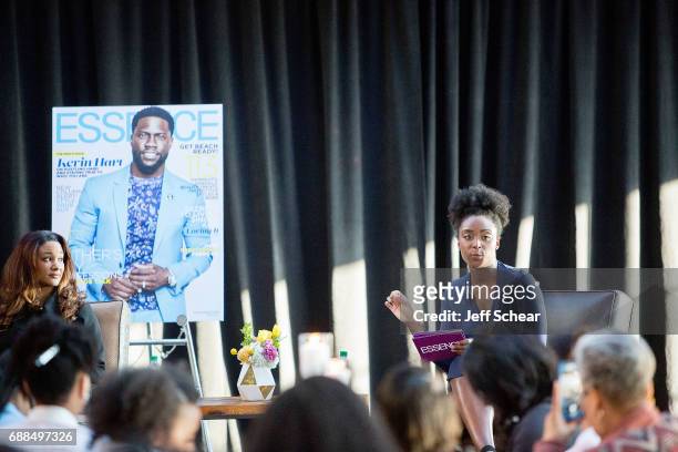 Andrea Williams and Lauren Williams attend the Essence & Northwestern Mutual "Path To Power" Event at Morgan Manufacturing on May 25, 2017 in...