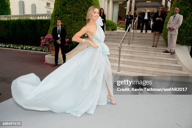 Petra Nemcova attends the amfAR Gala Cannes 2017 at Hotel du Cap-Eden-Roc on May 25, 2017 in Cap d'Antibes, France.