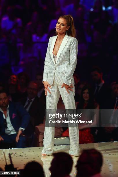 Heidi Klum attends the Germany's Next Topmodel Final at Koenig-Pilsener-ARENA on May 25, 2017 in Oberhausen, Germany.