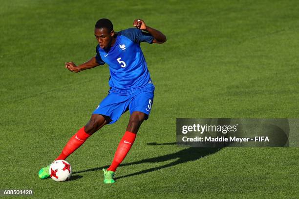 Issa Diop of France during the FIFA U-20 World Cup Korea Republic 2017 group E match between France and Vietnam at Cheonan Baekseok Stadium on May...