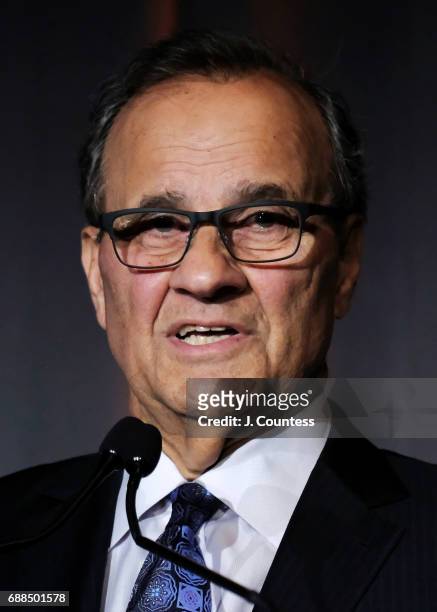 Joe Torre speaks during A Call To Men's 15th Anniversary Gala And Awards Dinner at The Lighthouse at Chelsea Piers on May 25, 2017 in New York City.