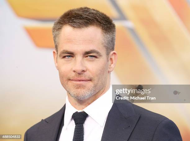 Chris Pine arrives at the Los Angeles premiere of Warner Bros. Pictures' "Wonder Woman" held at the Pantages Theatre on May 25, 2017 in Hollywood,...