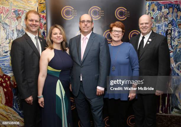 ÔCome From AwayÕ creative team attend the 67th Annual Outer Critics Circle Theatre Awards at Sardi's on May 25, 2017 in New York City.