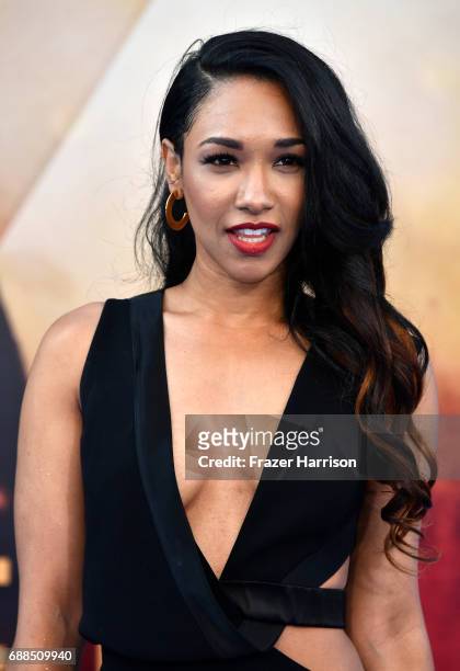 Actress Candice Patton arrives at the Premiere Of Warner Bros. Pictures' "Wonder Woman" at the Pantages Theatre on May 25, 2017 in Hollywood,...