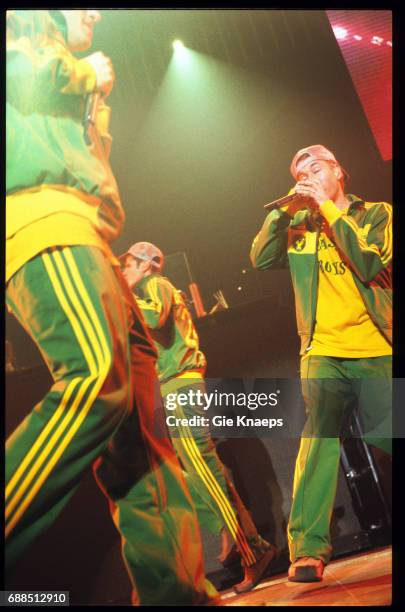 Adam Yauch , Mike Diamond , Adam Horovitz , Beastie Boys, Vorst Nationaal, Brussels, Belgium, .