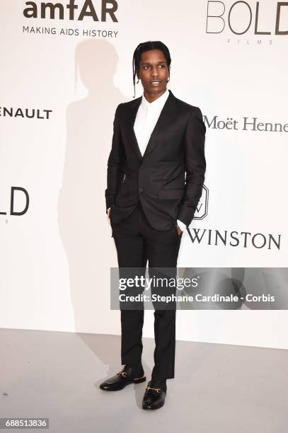 Rocky arrives at the amfAR Gala Cannes 2017 at Hotel du Cap-Eden-Roc on May 25, 2017 in Cap d'Antibes, France.