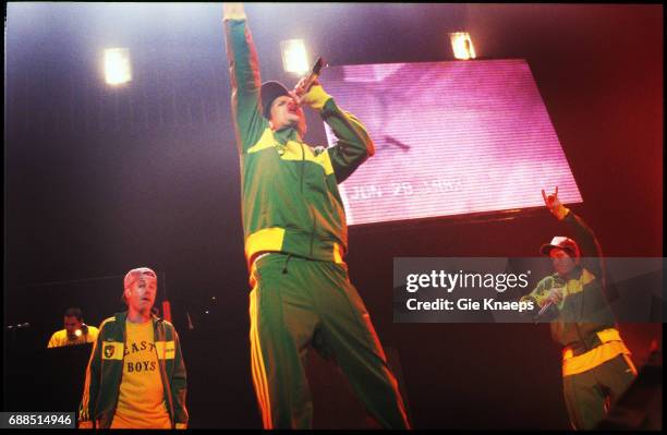 Adam Yauch , Mike Diamond , Adam Horovitz , Beastie Boys, Vorst Nationaal, Brussels, Belgium, .