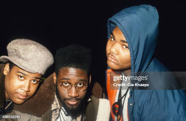 Kelvin Mercer, David Jude Jolicoeur, Vincent Mason, De La Soul, Paradiso, Amsterdam, Holland, .