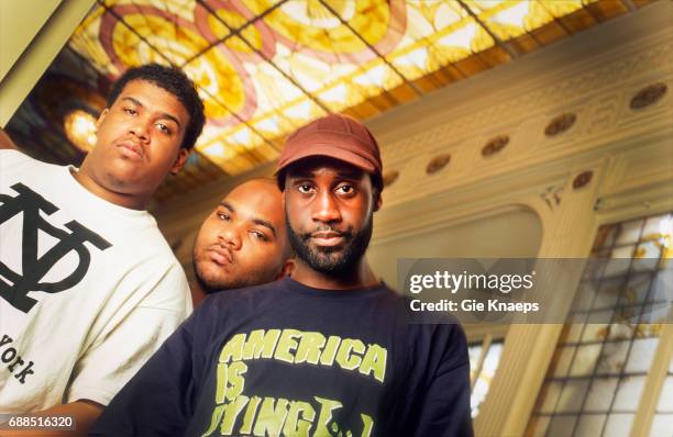 Kelvin Mercer, David Jude Jolicoeur, Vincent Mason, De La Soul, Astoria Hotel, Brussels, Belgium, .