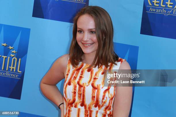 Actor Mandalynn Carlson attends the Celestial Awards Of Excellence at Alex Theatre on May 25, 2017 in Glendale, California.