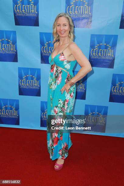 Actress Laura Sandra attends the Celestial Awards Of Excellence at Alex Theatre on May 25, 2017 in Glendale, California.