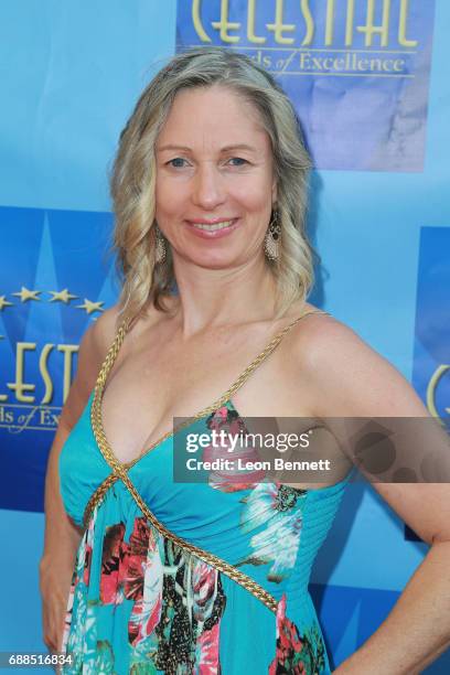 Actress Laura Sandra attends the Celestial Awards Of Excellence at Alex Theatre on May 25, 2017 in Glendale, California.