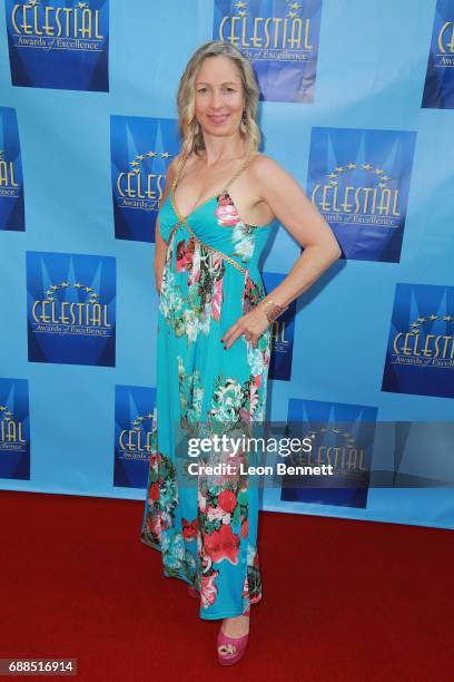 Actress Laura Sandra attends the Celestial Awards Of Excellence at Alex Theatre on May 25, 2017 in Glendale, California.