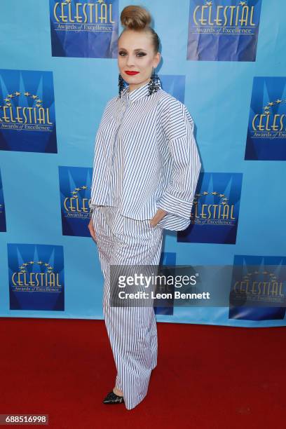 Actress Viktoria Ross attends the Celestial Awards Of Excellence at Alex Theatre on May 25, 2017 in Glendale, California.