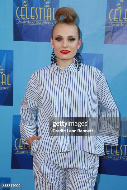 Actress Viktoria Ross attends the Celestial Awards Of Excellence at Alex Theatre on May 25, 2017 in Glendale, California.