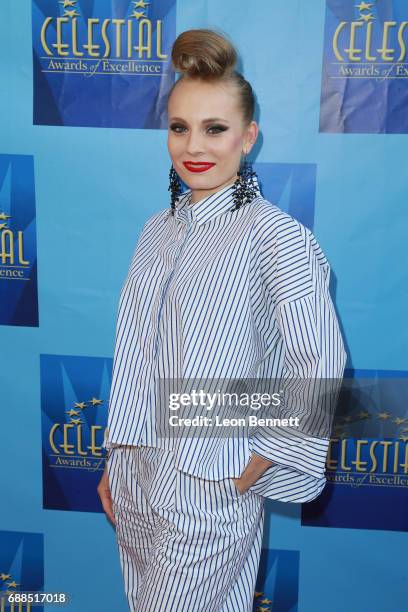 Actress Viktoria Ross attends the Celestial Awards Of Excellence at Alex Theatre on May 25, 2017 in Glendale, California.