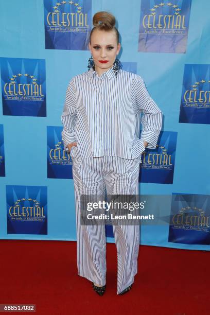 Actress Viktoria Ross attends the Celestial Awards Of Excellence at Alex Theatre on May 25, 2017 in Glendale, California.