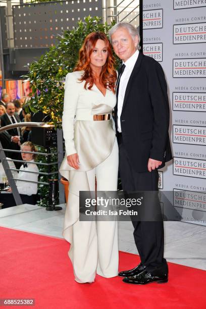 German singer Andrea Berg and her husband Ulrich Ferber during the German Media Award 2016 at Kongresshaus on May 25, 2017 in Baden-Baden, Germany....