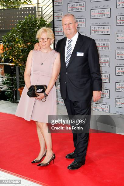 Businessman Wendelin Wiedeking and his wife Ruth Wiedeking during the German Media Award 2016 at Kongresshaus on May 25, 2017 in Baden-Baden,...