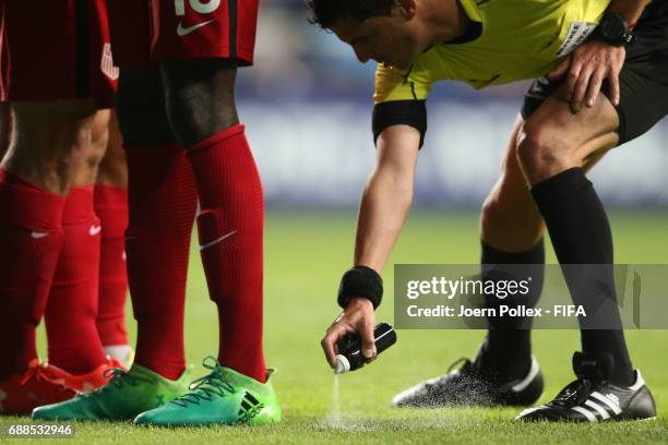 Andres Cunha during the FIFA U-20 World Cup Korea Republic 2017 group F match between Senegal and USA at Incheon Munhak Stadium on May 25, 2017 in...