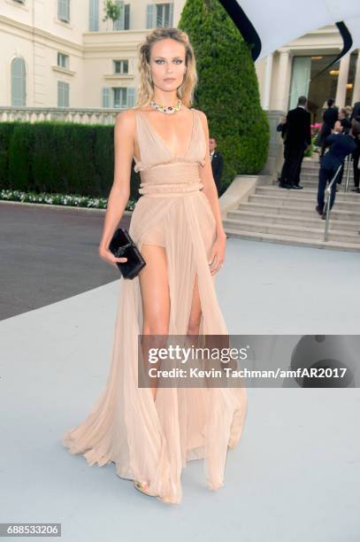 Natasha Poly attends the amfAR Gala Cannes 2017 at Hotel du Cap-Eden-Roc on May 25, 2017 in Cap d'Antibes, France.