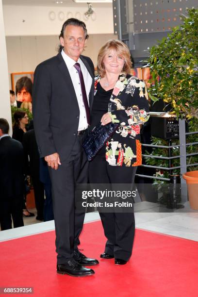 Business lady Alexandra Schoerghuber and her husband Bernd Werndl during the German Media Award 2016 at Kongresshaus on May 25, 2017 in Baden-Baden,...