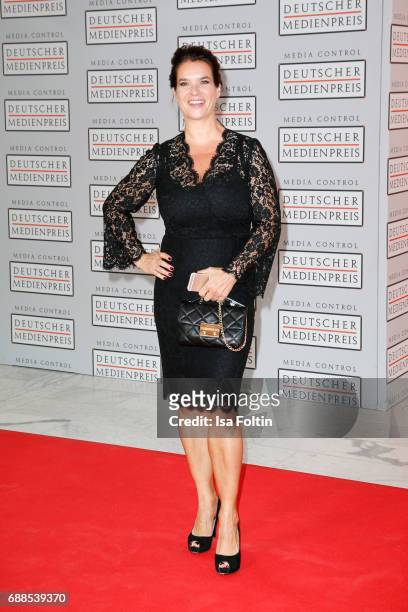Former figur scater and olympic gold medal winner Katarina Witt during the German Media Award 2016 at Kongresshaus on May 25, 2017 in Baden-Baden,...