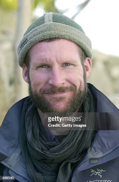 Scott Peterson, correspondent for The Christian Science Monitor and photographer for Getty Images, poses for a photo November 15, 2001 in Kabul,...