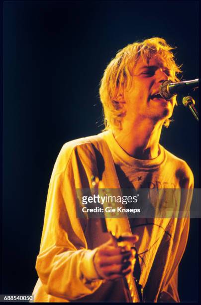 Nirvana, Kurt Cobain, Le Zenith, Paris, France, .