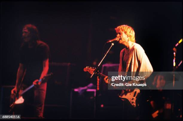Nirvana, Kurt Cobain, Krist Novoselic, Dave Grohl, Le Zenith, Paris, France, .