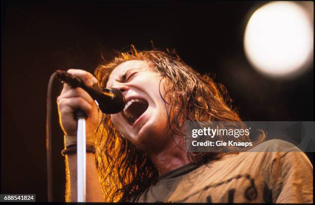 Pearl Jam, Eddie Vedder, Pinkpop Festival, Landgraaf, Holland, .