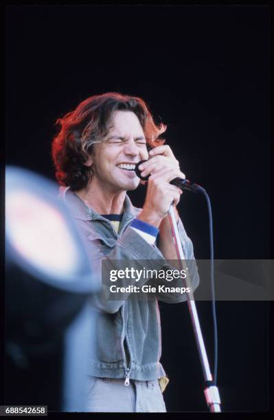 Pearl Jam, Eddie Vedder, Pinkpop Festival, Landgraaf, Holland, .