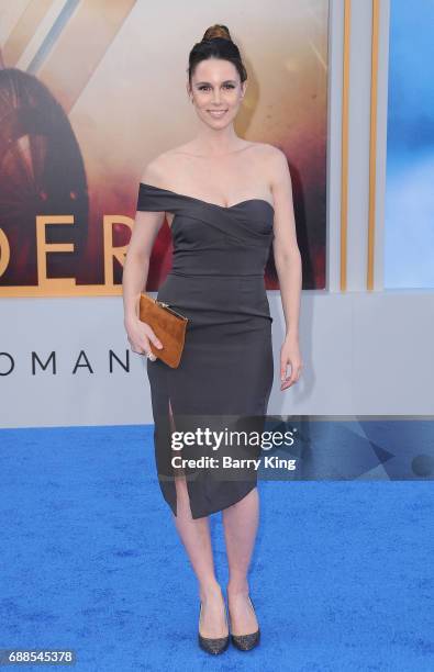 Actress Alona Tal attends the World Premiere of Warner Bros. Pictures' 'Wonder Woman' at the Pantages Theatre on May 25, 2017 in Hollywood,...