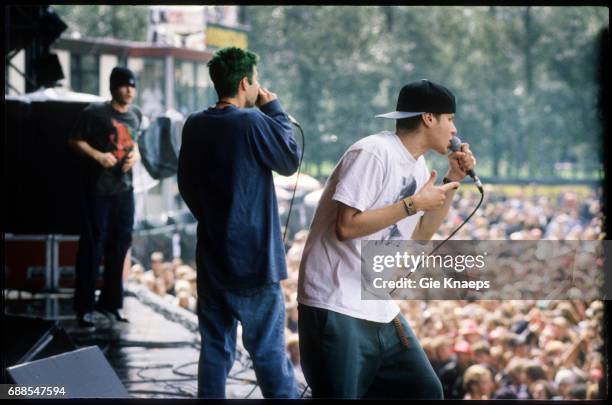 Adam Yauch , Mike Diamond , Adam Horovitz , Beastie Boys, Pukkelpop Festival, Hasselt, Belgium, .