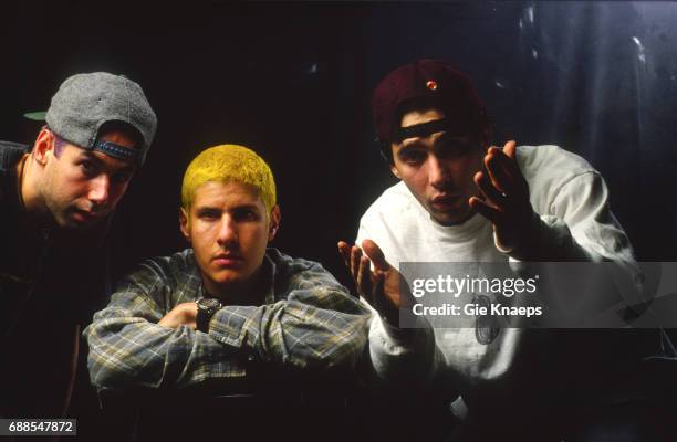 Adam Yauch , Mike Diamond , Adam Horovitz , Beastie Boys, AB , Brussels, Belgium, .