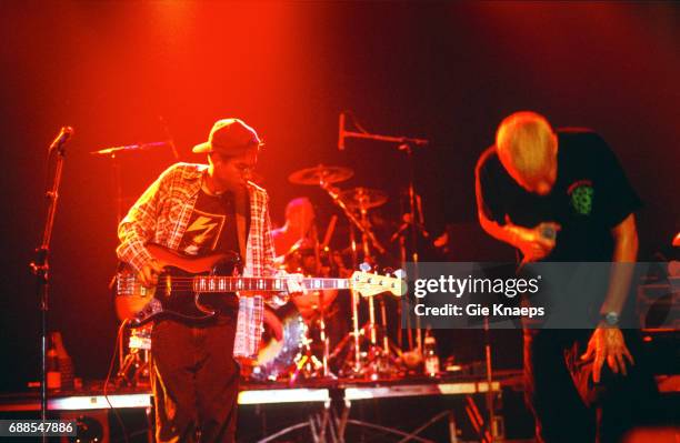 Adam Yauch , Mike Diamond , Adam Horovitz , Beastie Boys, AB , Brussels, Belgium, .