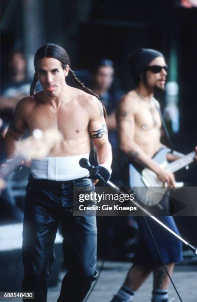 Red Hot Chili Peppers, Anthony Kiedis, Dave Navarro, Torhout-Werchter Festival, Werchter, Belgium, .