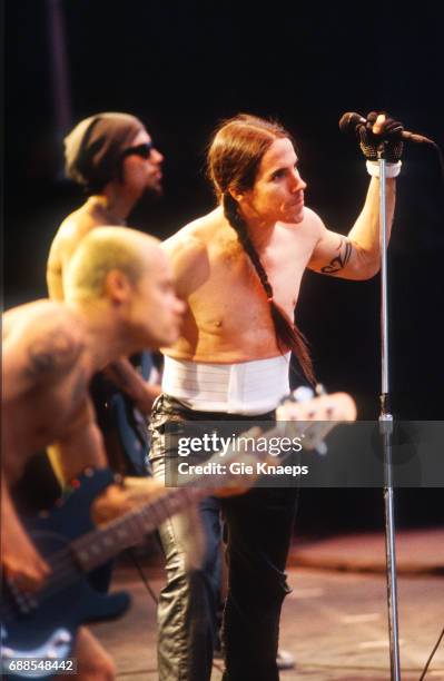 Red Hot Chili Peppers, Anthony Kiedis, Flea, Dave Navarro, Torhout-Werchter Festival, Werchter, Belgium, .