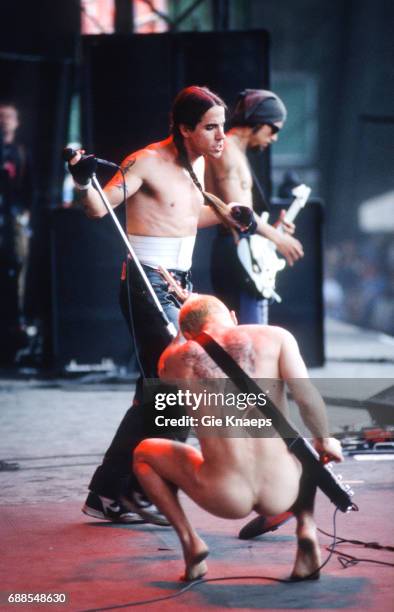 Red Hot Chili Peppers, Anthony Kiedis, Flea, Dave Navarro, Torhout-Werchter Festival, Werchter, Belgium, .