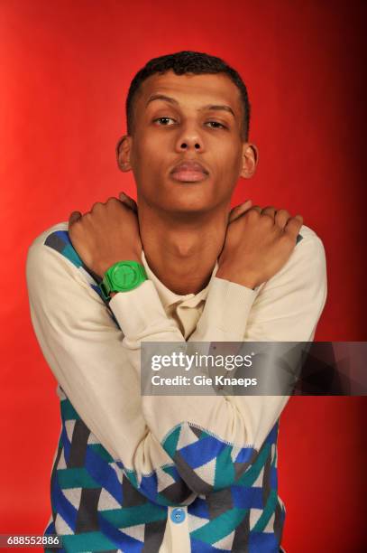 Stromae, exclusive photoshoot with Stromae, Humo's Pop Poll de Luxe, Sportpaleis, Antwerpen, Belgium, .