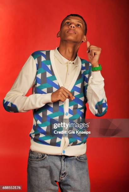 Stromae, exclusive photoshoot with Stromae, Humo's Pop Poll de Luxe, Sportpaleis, Antwerpen, Belgium, .