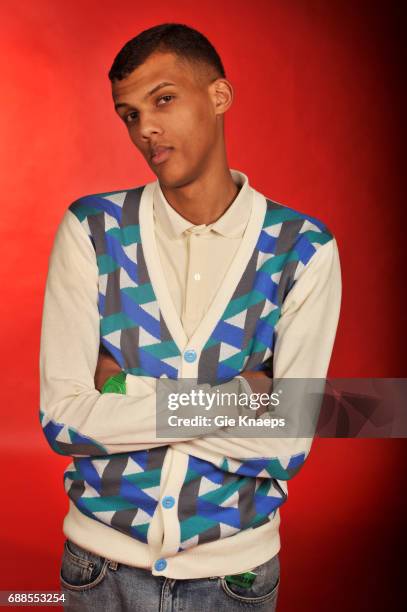 Stromae, exclusive photoshoot with Stromae, Humo's Pop Poll de Luxe, Sportpaleis, Antwerpen, Belgium, .