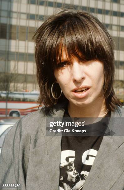 The Pretenders, Chrissie Hynde, The Pretenders, Frankfurt, Germany, April 1987.