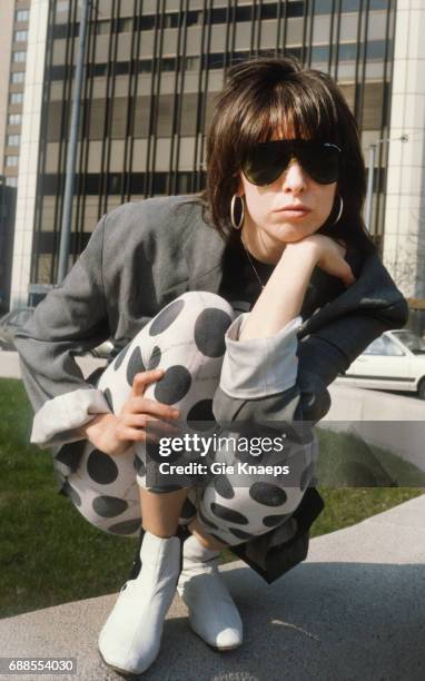 The Pretenders, Chrissie Hynde, The Pretenders, Frankfurt, Germany, April 1987.