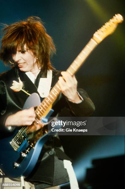 Chrissie Hynde, The Pretenders, Frankfurt, Germany, April 1987.